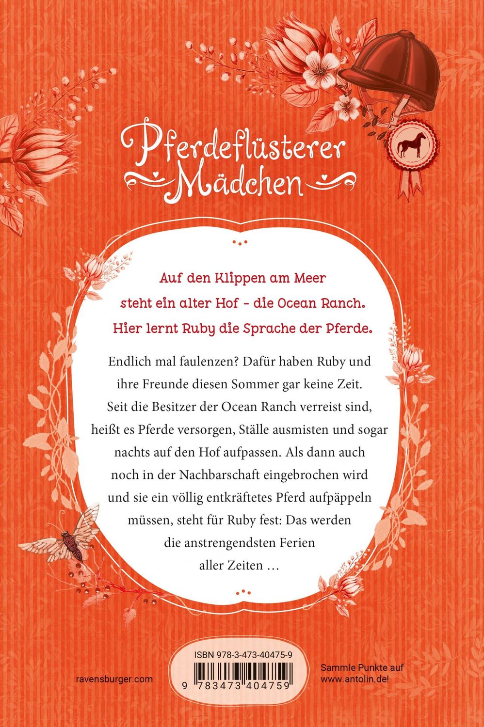 Rückseite: 9783473404759 | Pferdeflüsterer-Mädchen, Band 6: Schlaflose Ferien | Gina Mayer | Buch