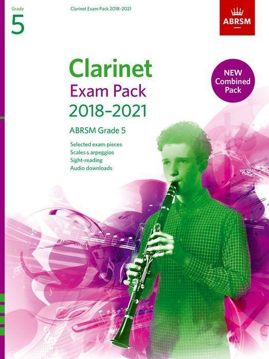 Cover: 9781848498068 | Clarinet Exam Pack 2018-2021 Grade 5 | ABRSM | Buch + Online-Audio