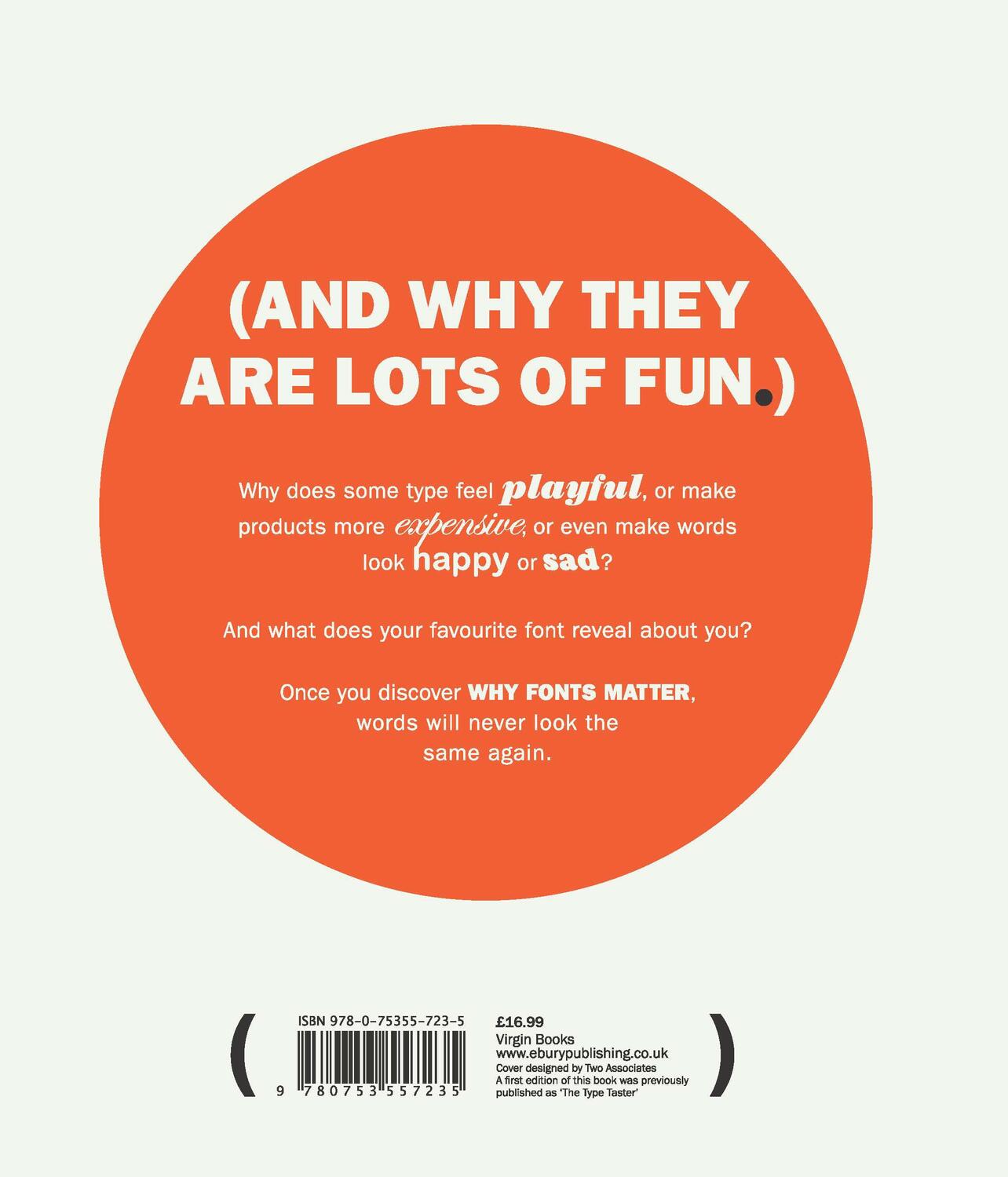 Rückseite: 9780753557235 | Why Fonts Matter | Sarah Hyndman | Taschenbuch | Englisch | 2016