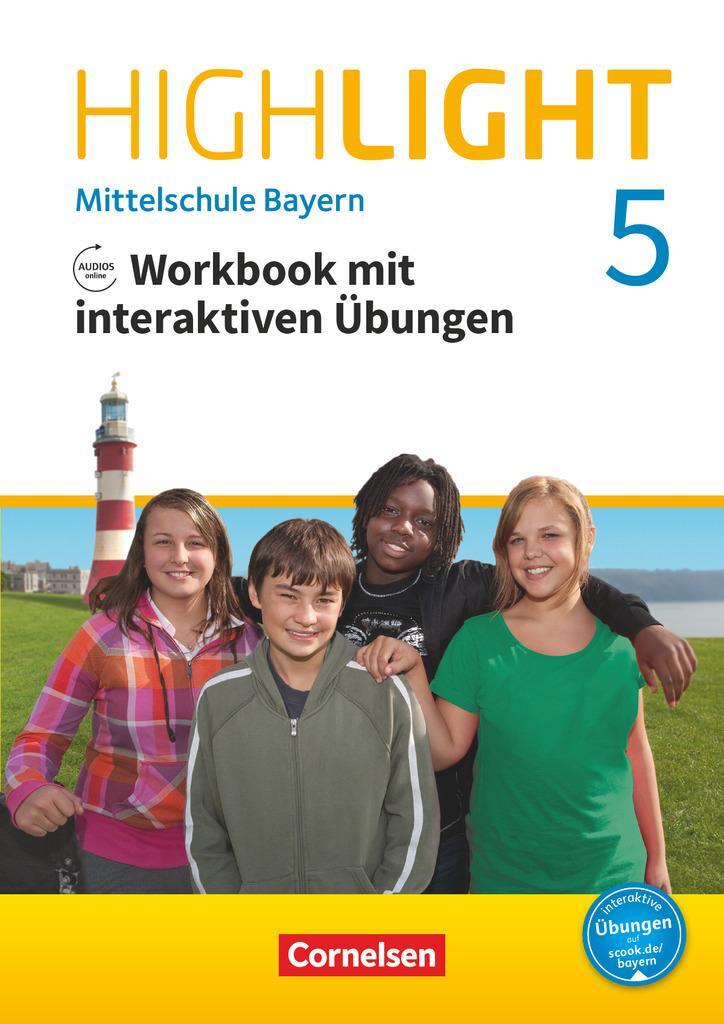 Cover: 9783060333783 | Highlight 5. Jahrgangsstufe - Mittelschule Bayern - Workbook mit...