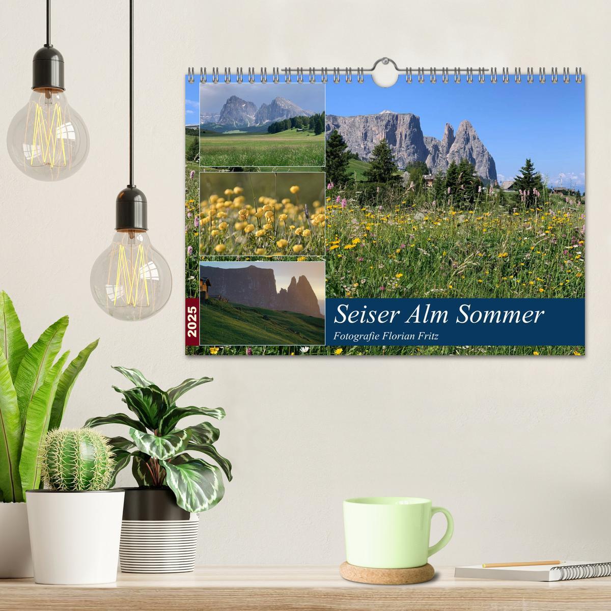 Bild: 9783435146611 | Seiser Alm Sommer (Wandkalender 2025 DIN A4 quer), CALVENDO...