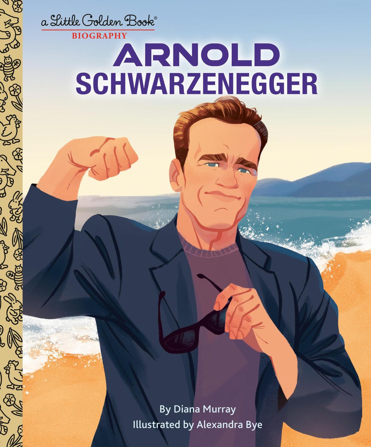Cover: 9780593647288 | Arnold Schwarzenegger: A Little Golden Book Biography | Diana Murray