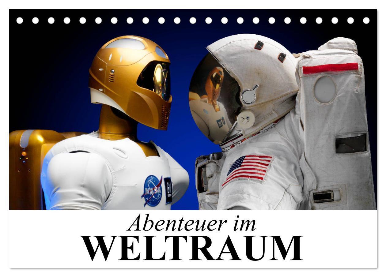 Cover: 9783675890671 | Abenteuer im Weltraum (Tischkalender 2024 DIN A5 quer), CALVENDO...