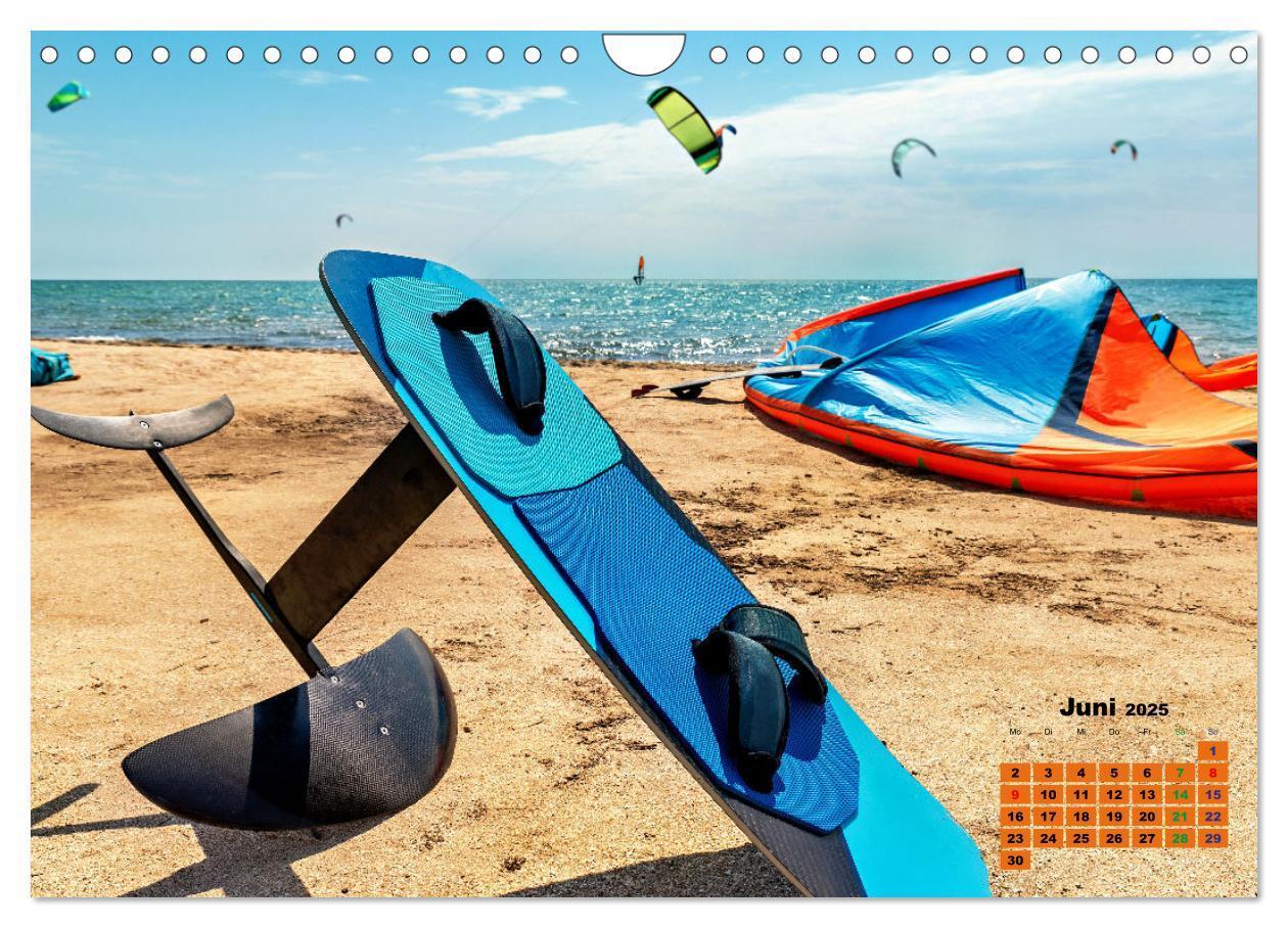 Bild: 9783457209622 | Wingfoilen - fliegen über das Wasser (Wandkalender 2025 DIN A4...