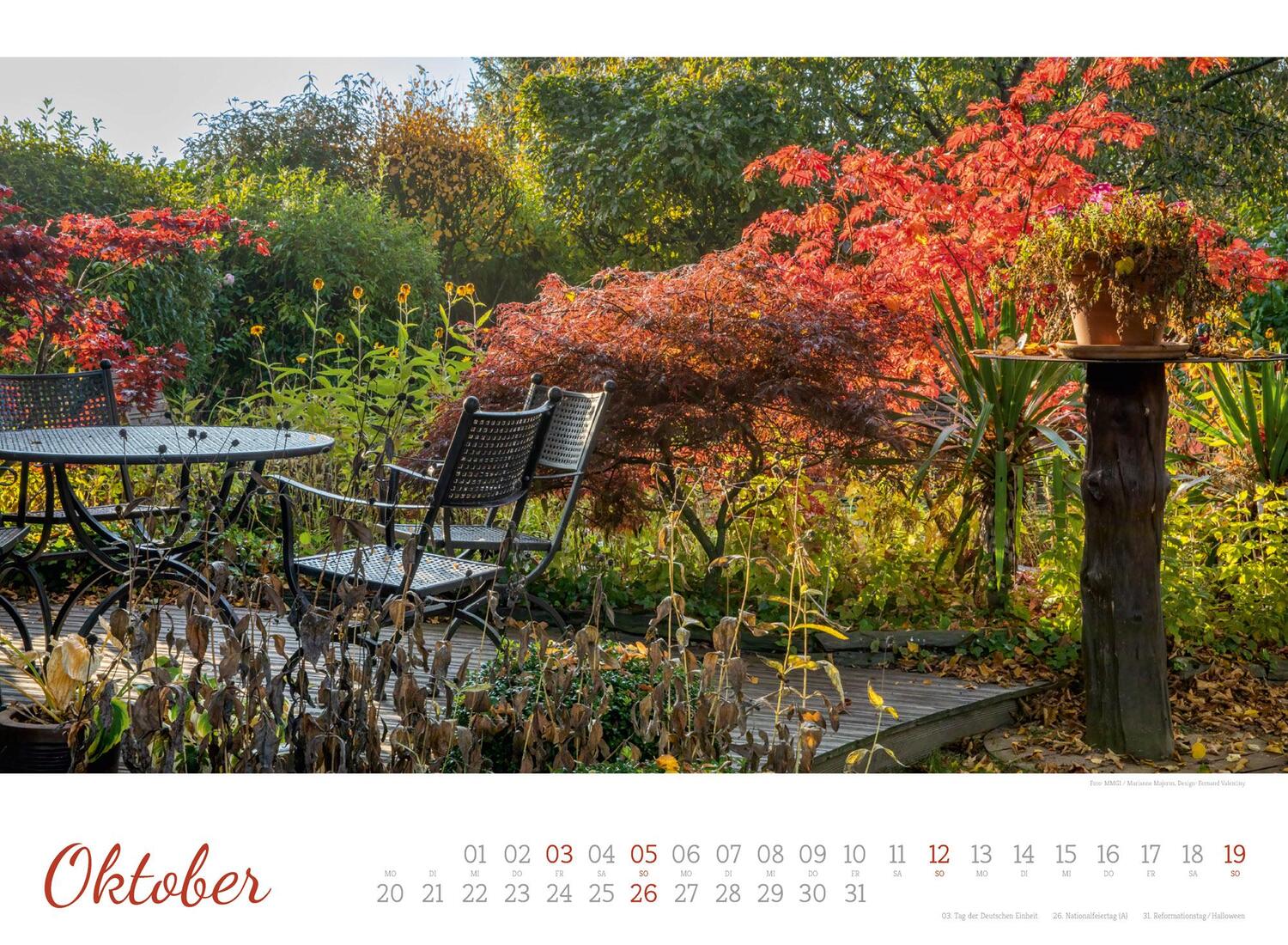 Bild: 9783838425313 | Zauberhafte Landgärten Kalender 2025 | Ackermann Kunstverlag | 14 S.