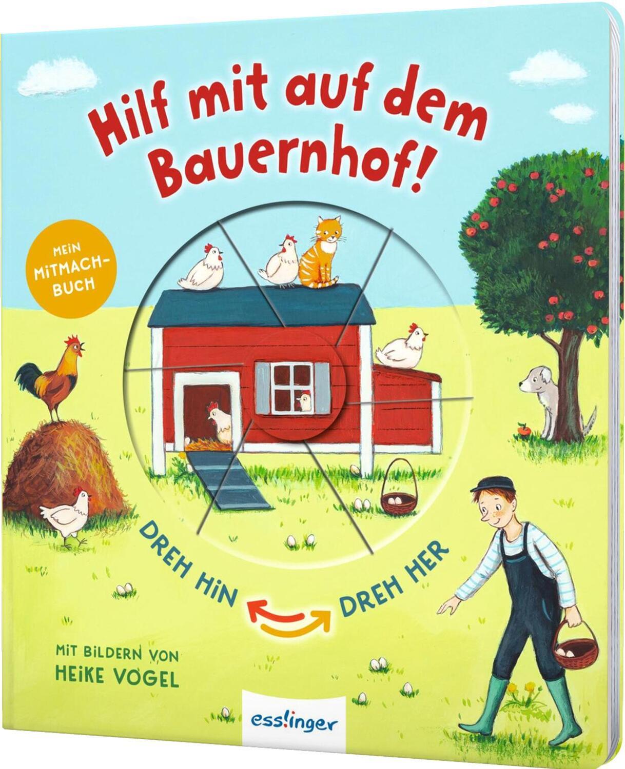 Cover: 9783480237302 | Dreh hin - Dreh her: Hilf mit auf dem Bauernhof! | Sylvia Tress | Buch