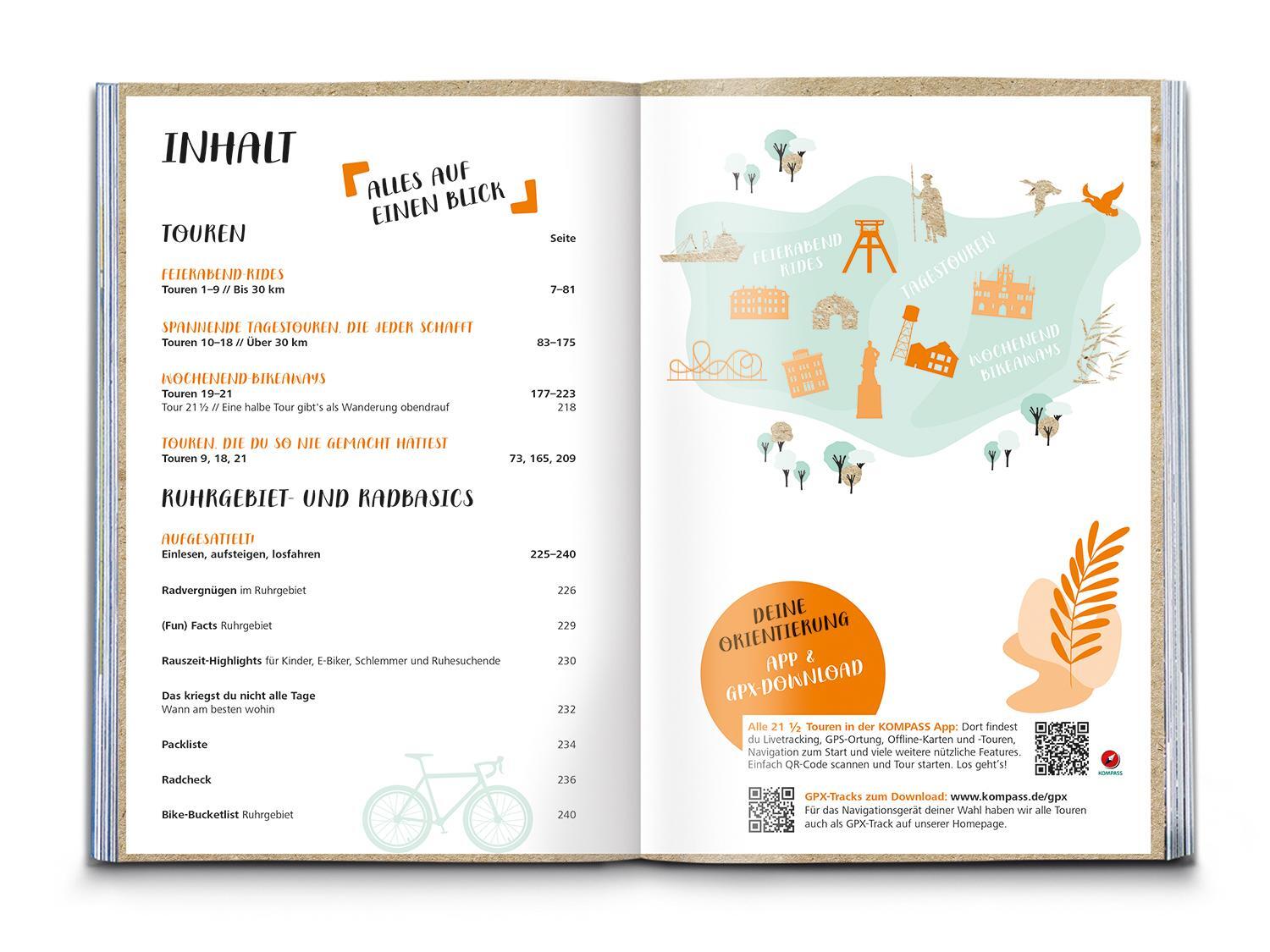 Bild: 9783991219262 | KOMPASS Radvergnügen Ruhrgebiet | Thomas Machoczek (u. a.) | Buch