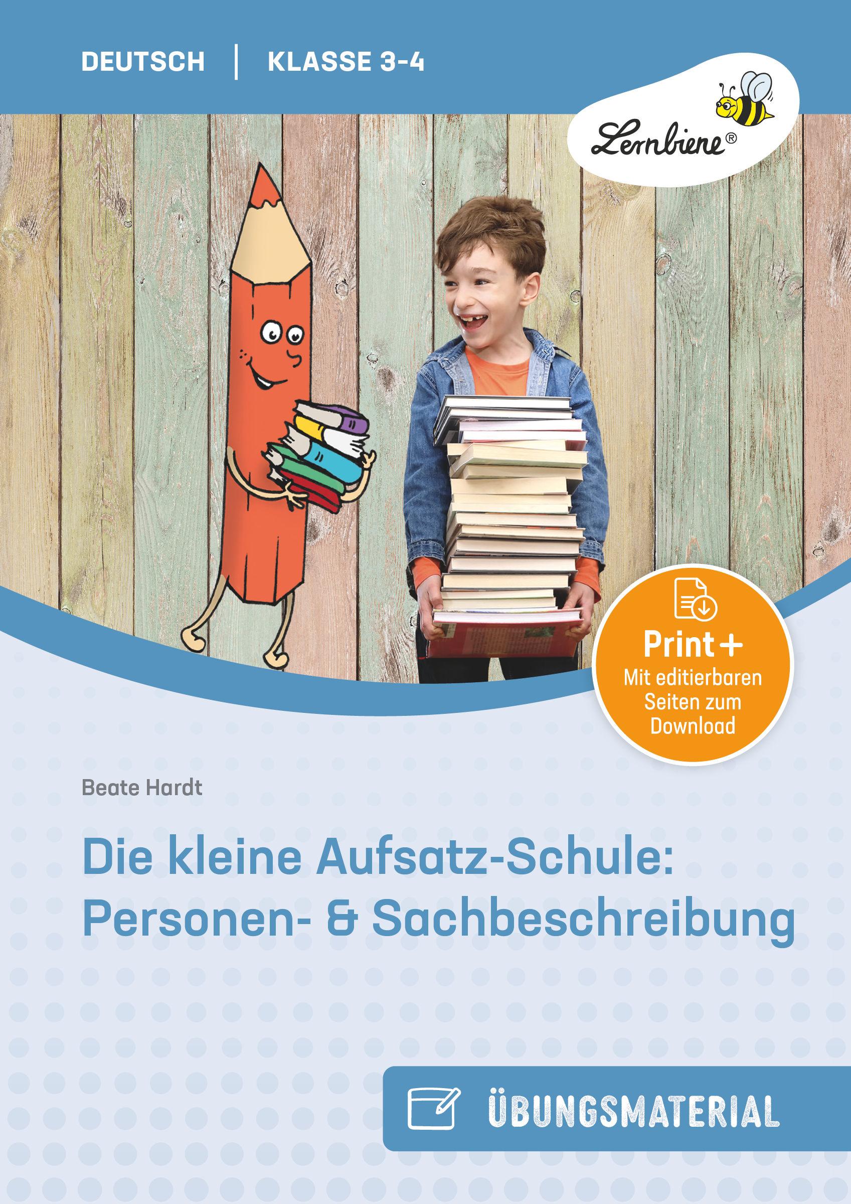 Cover: 9783956640209 | Die kleine Aufsatz-Schule: Personen- | Beate Hardt | Mappe | 58 S.