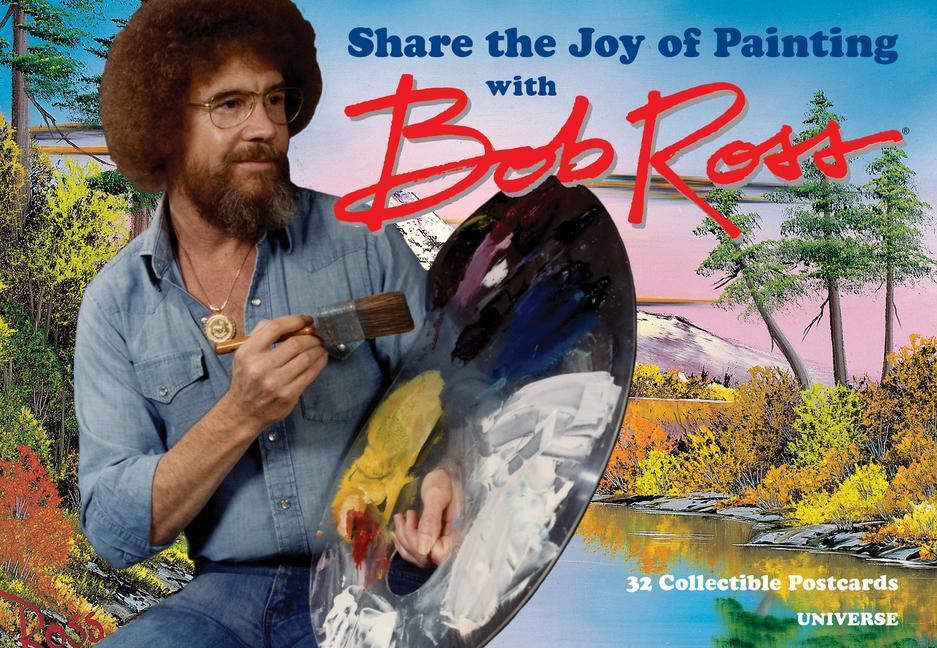 Cover: 9780789341433 | Share the Joy of Painting with Bob Ross | 35 Postcards | Bob Ross