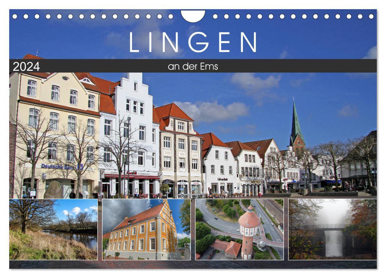 Cover: 9783383532368 | LINGEN an der Ems (Wandkalender 2024 DIN A4 quer), CALVENDO...