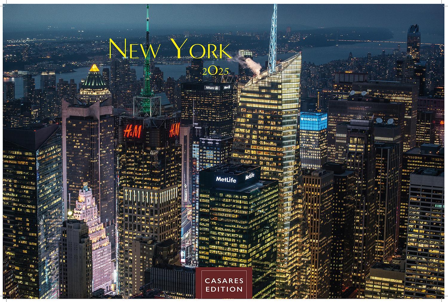 Cover: 9781835242780 | New York 2025 L 35x50cm | Kalender | 14 S. | Deutsch | 2025