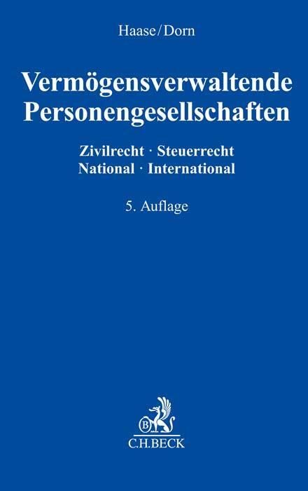 Cover: 9783406787195 | Vermögensverwaltende Personengesellschaften | Florian Haase | Buch
