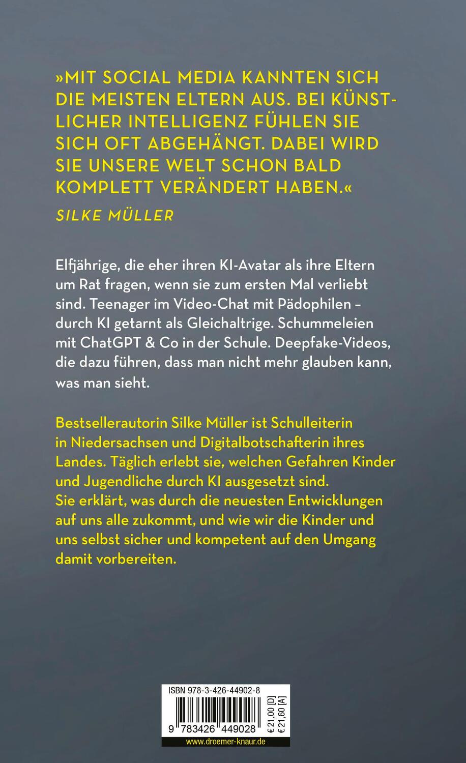 Rückseite: 9783426449028 | Wer schützt unsere Kinder? | Silke Müller | Buch | 214 S. | Deutsch