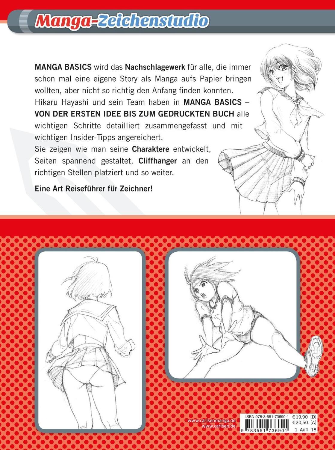 Rückseite: 9783551736901 | Manga-Zeichenstudio: Manga Basics | Eine Art Reiseführer für Zeichner