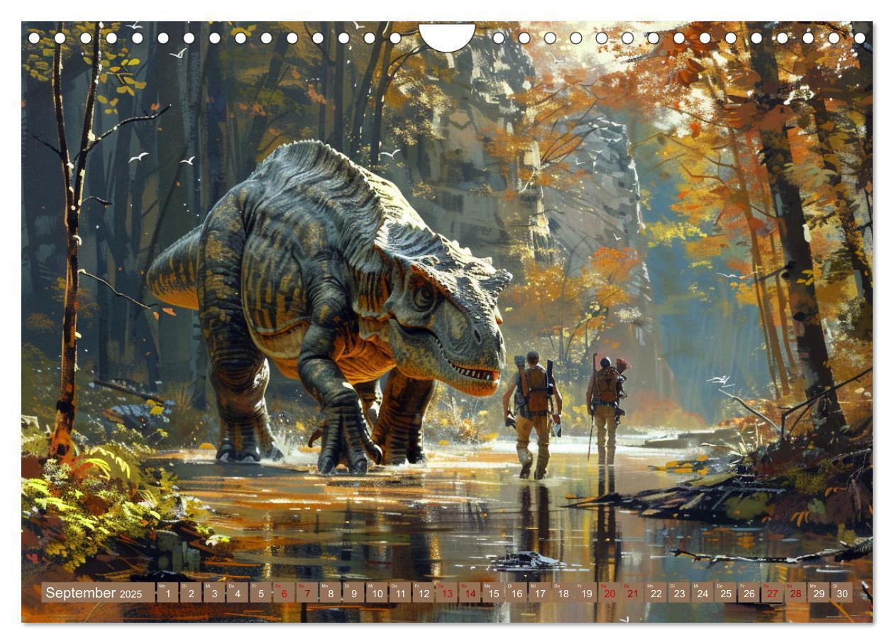 Bild: 9783383802515 | Meine Freunde sind Dinosaurier (Wandkalender 2025 DIN A4 quer),...