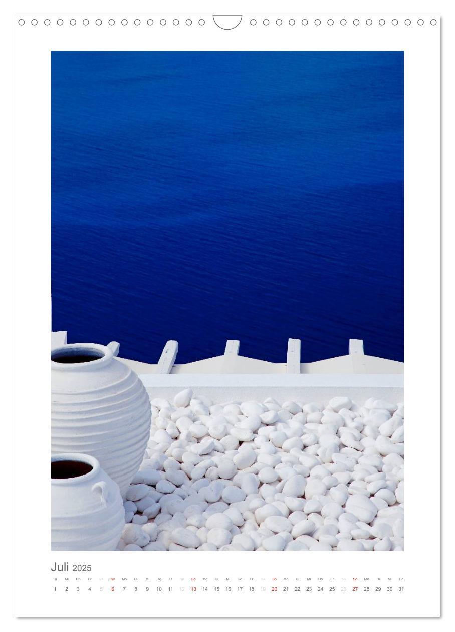 Bild: 9783457052594 | SANTORINI - INSEL DES LICHTS (Wandkalender 2025 DIN A3 hoch),...