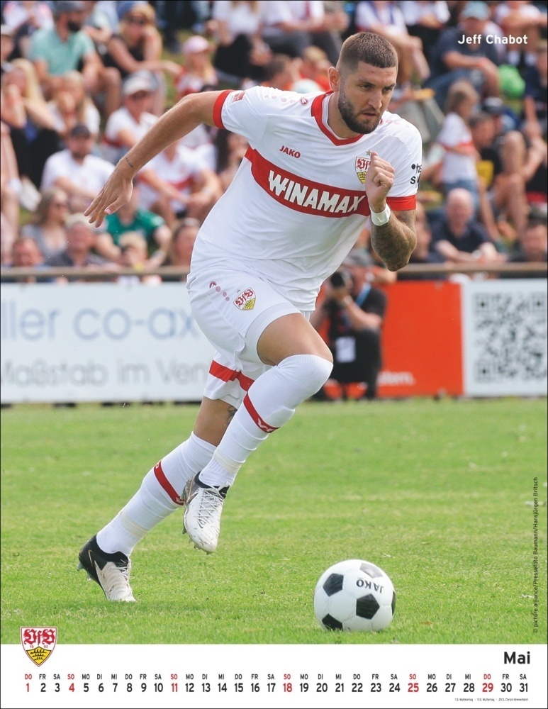 Bild: 9783756405404 | VfB Stuttgart Posterkalender 2025 | Kalender | Spiralbindung | 15 S.