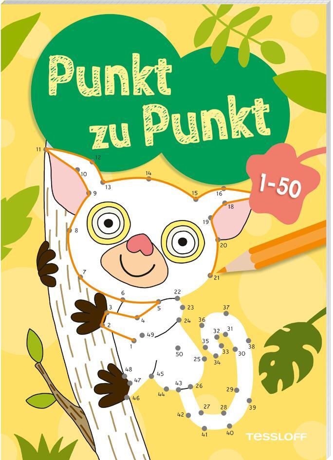 Cover: 9783788645830 | Punkt zu Punkt. 1-50 | Mit 63 bunten Punkt zu Punkt-Rätseln | Kappes