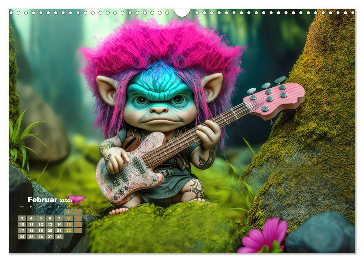 Bild: 9783383908934 | Trolls rocken ab (Wandkalender 2025 DIN A3 quer), CALVENDO...