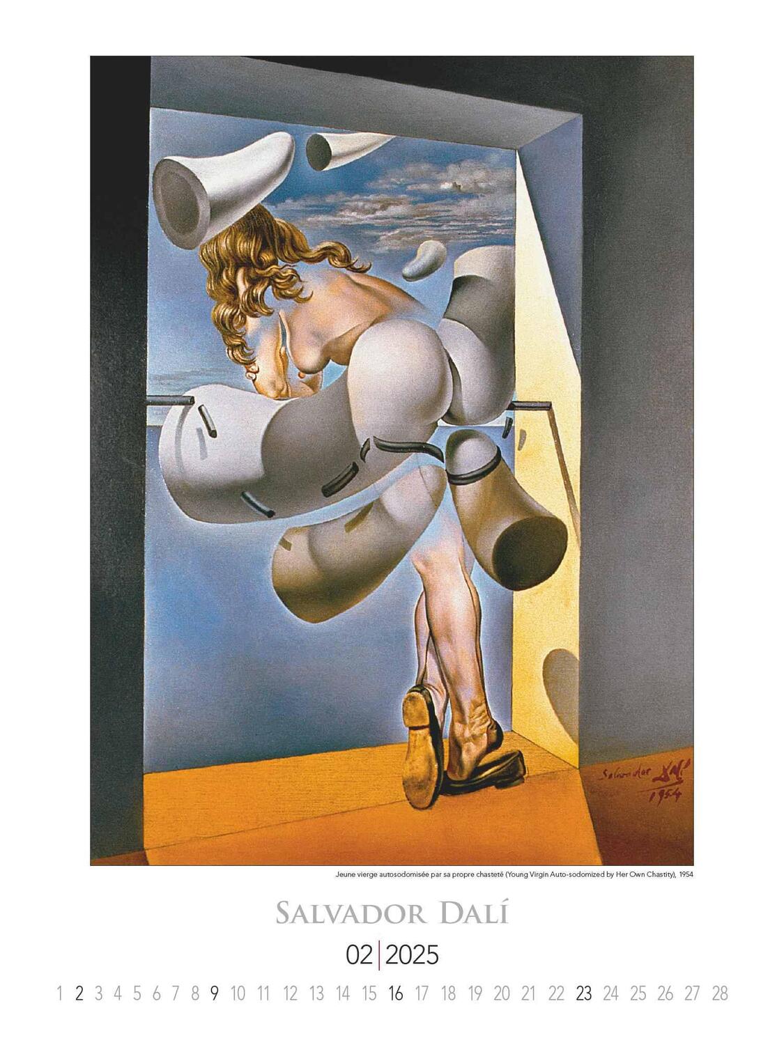 Bild: 4251732344054 | Salvador Dali 2025 - Bild-Kalender 42x56 cm - Kunst-Kalender -...