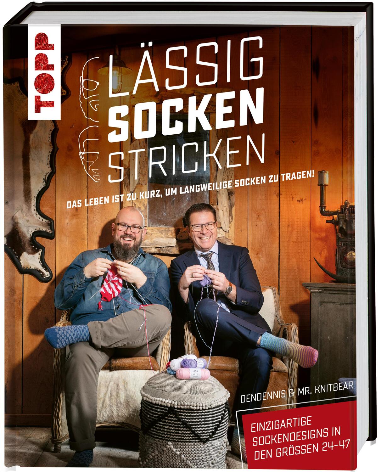 Cover: 9783772448126 | Lässig Socken stricken mit Dendennis und Mr. Knitbear. Das Leben...