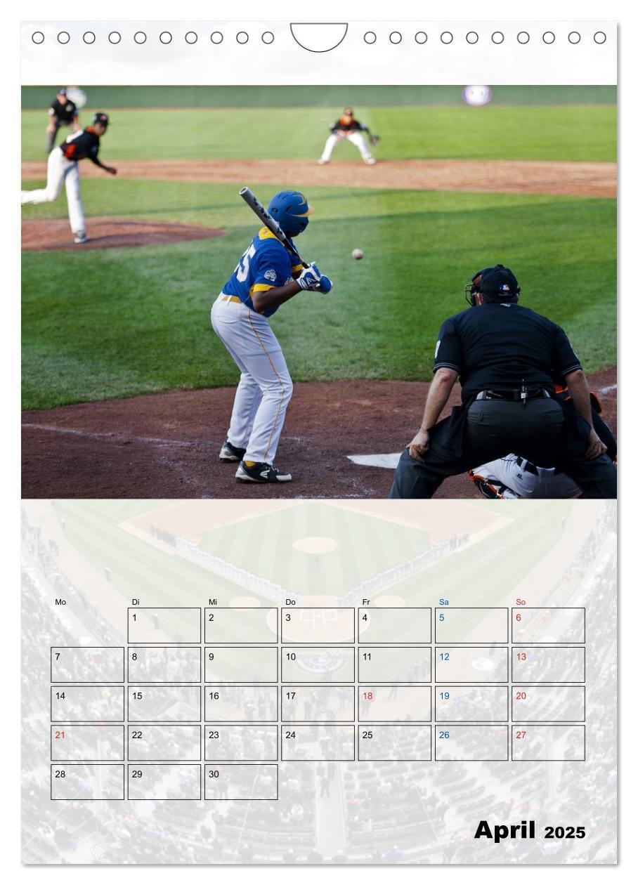 Bild: 9783457011867 | Kultsport Baseball (Wandkalender 2025 DIN A4 hoch), CALVENDO...