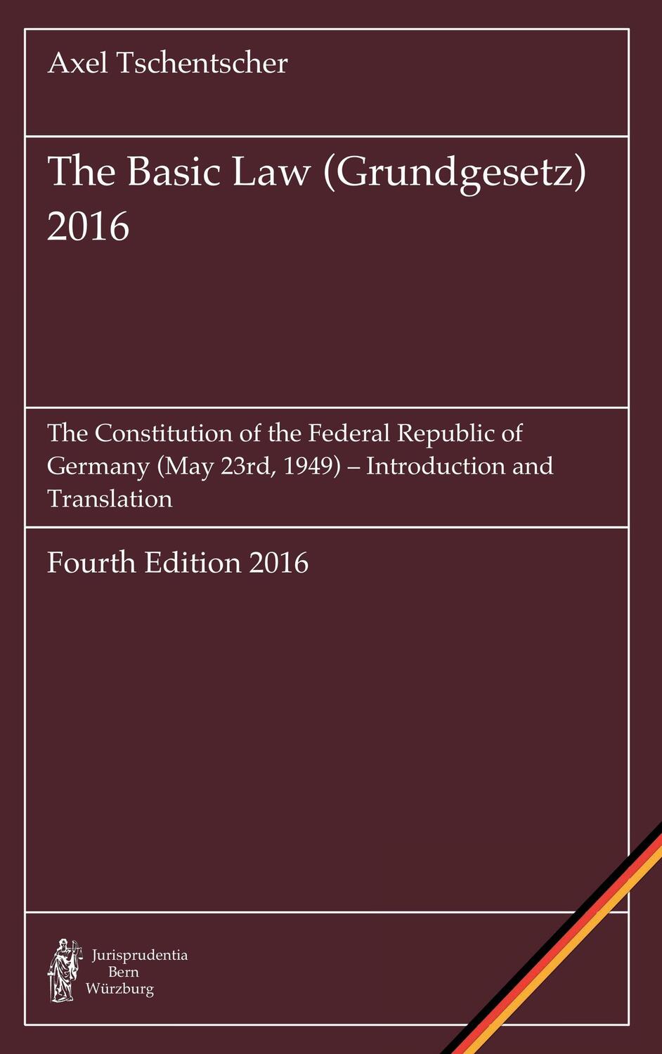 Cover: 9783837007121 | The Basic Law (Grundgesetz) 2016 | Axel Tschentscher | Taschenbuch