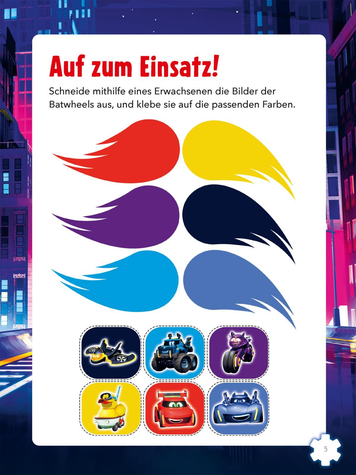 Bild: 9783845127989 | DC Batwheels: Mal- und Rätselabenteuer | Taschenbuch | DC Universum