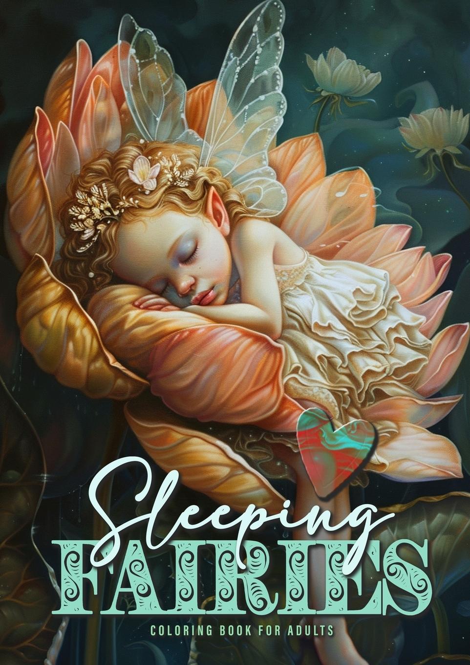 Cover: 9783759807960 | Sleeping Fairies Coloring Book for Adults | Monsoon Publishing | Buch