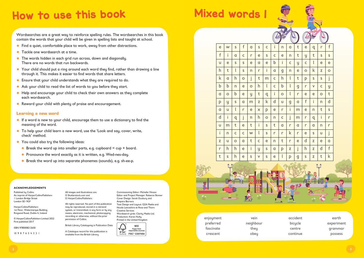 Bild: 9780008212650 | Spelling Word Searches Ages 7-9 | Ideal for Home Learning | Learning