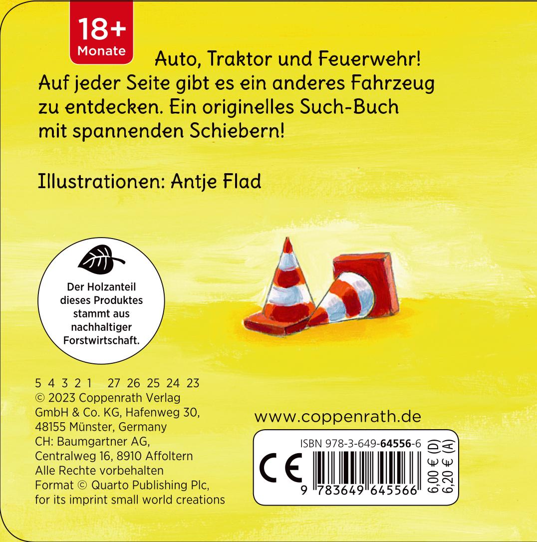 Rückseite: 9783649645566 | minifanten 39: Brumm! Brumm! Wer fährt denn da? | Antje Flad | Buch