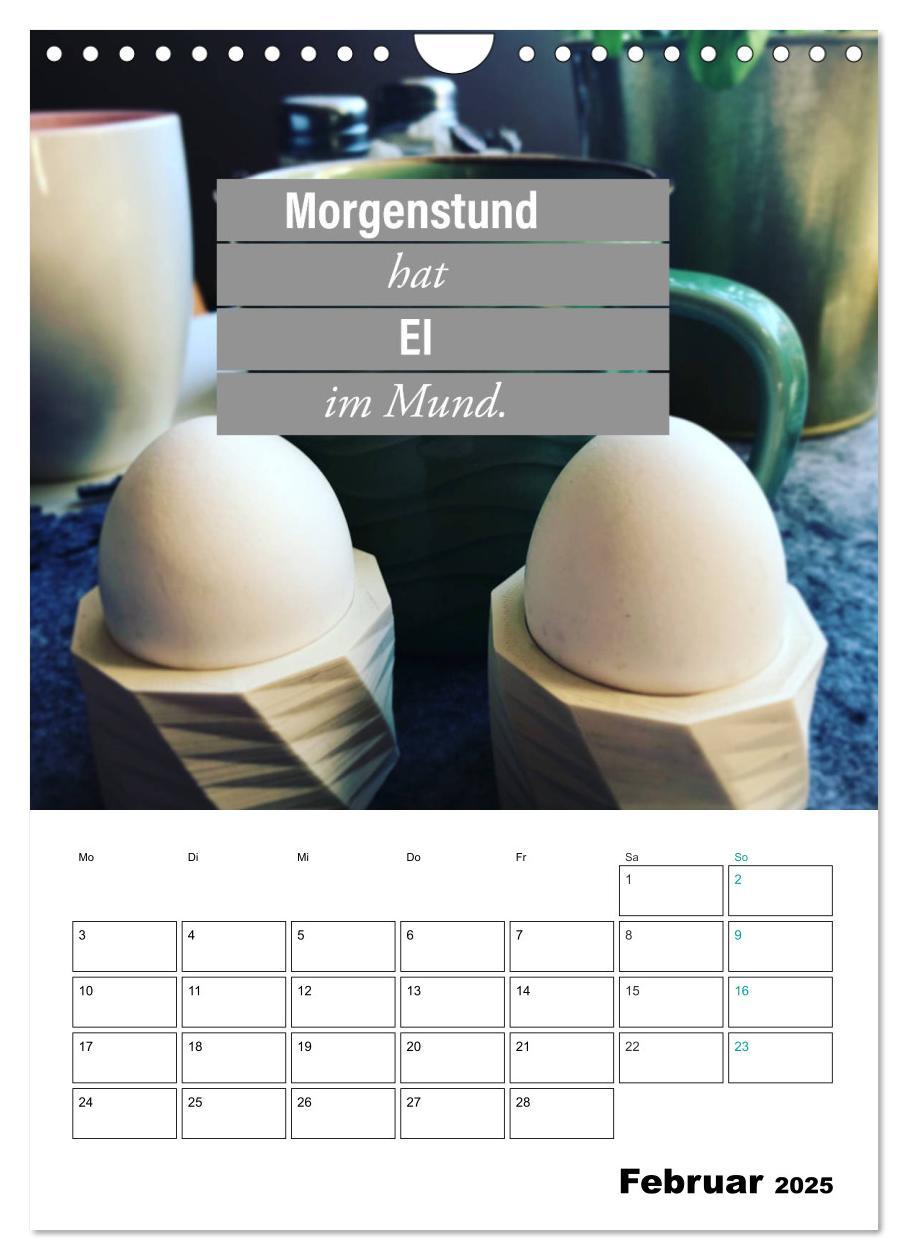 Bild: 9783435965045 | Mit Eiern durch's Jahr. (Wandkalender 2025 DIN A4 hoch), CALVENDO...