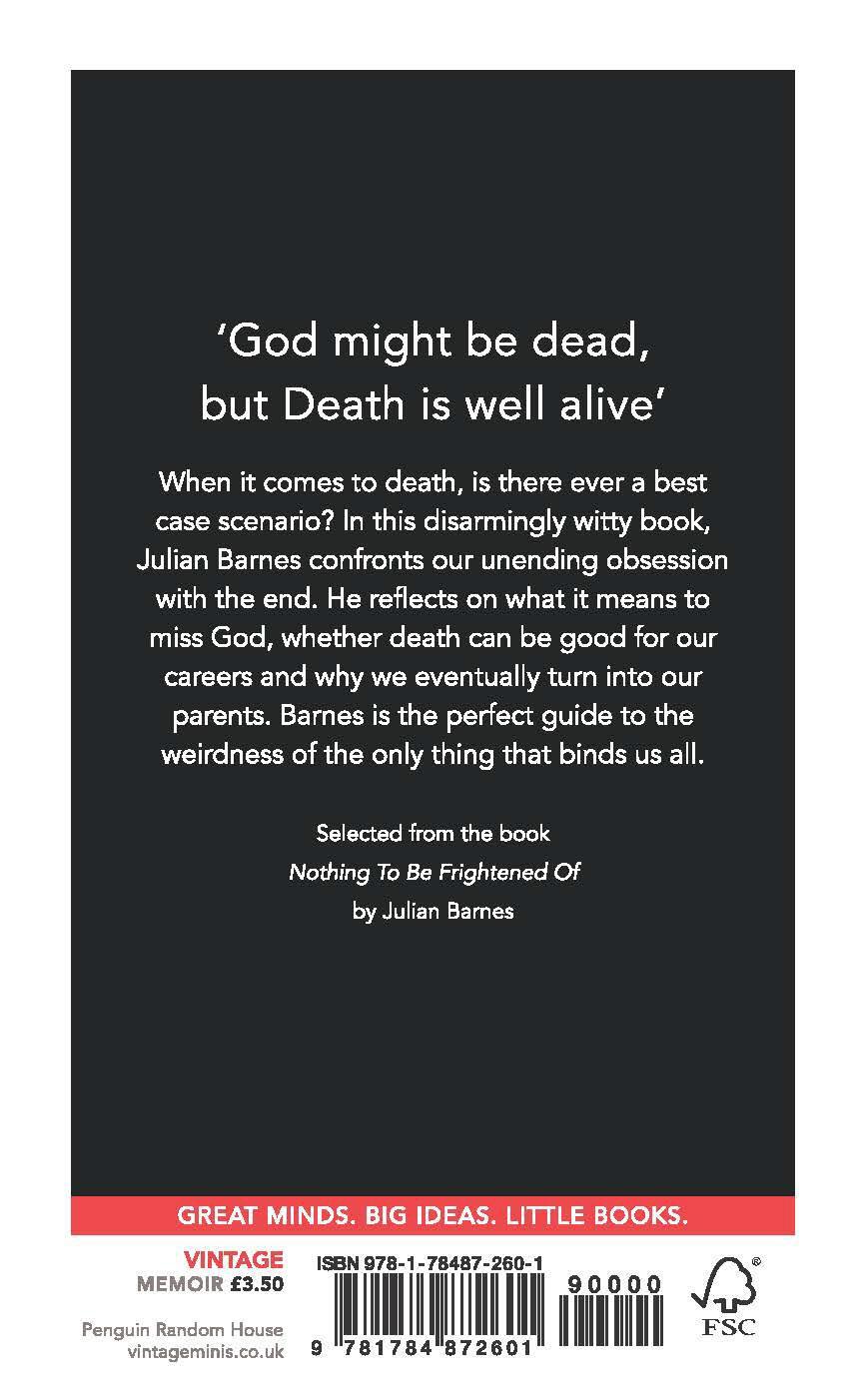 Rückseite: 9781784872601 | Death | Julian Barnes | Taschenbuch | Vintage Classics | Englisch