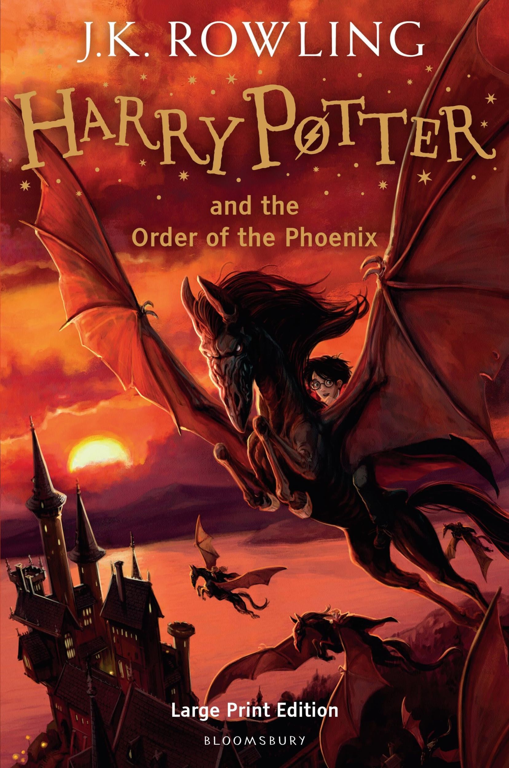 Cover: 9780747569602 | Harry Potter and the Order of the Phoenix | Large Print Edition | Buch