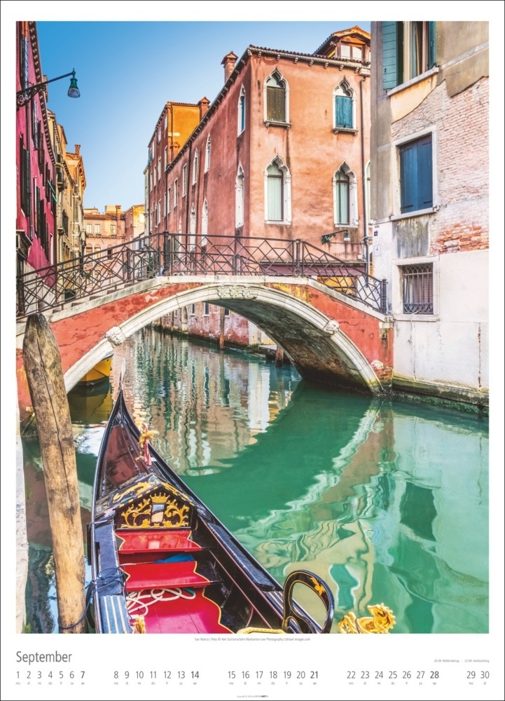 Bild: 9783839900079 | Venezia Kalender 2025 - La Serenissima | Kalender | Spiralbindung