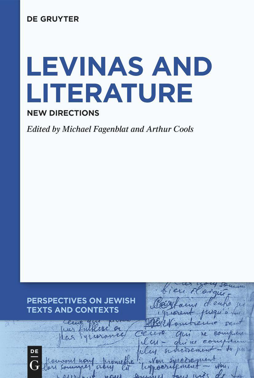 Cover: 9783111088426 | Levinas and Literature | New Directions | Arthur Cools (u. a.) | Buch