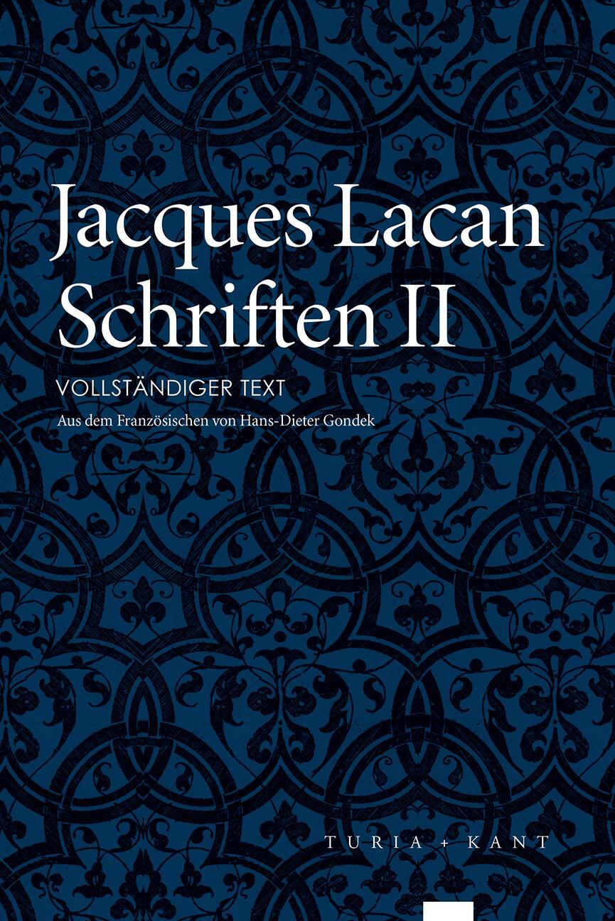 Cover: 9783851328011 | Schriften II | Vollständiger Text | Jacques Lacan | Taschenbuch | 2015