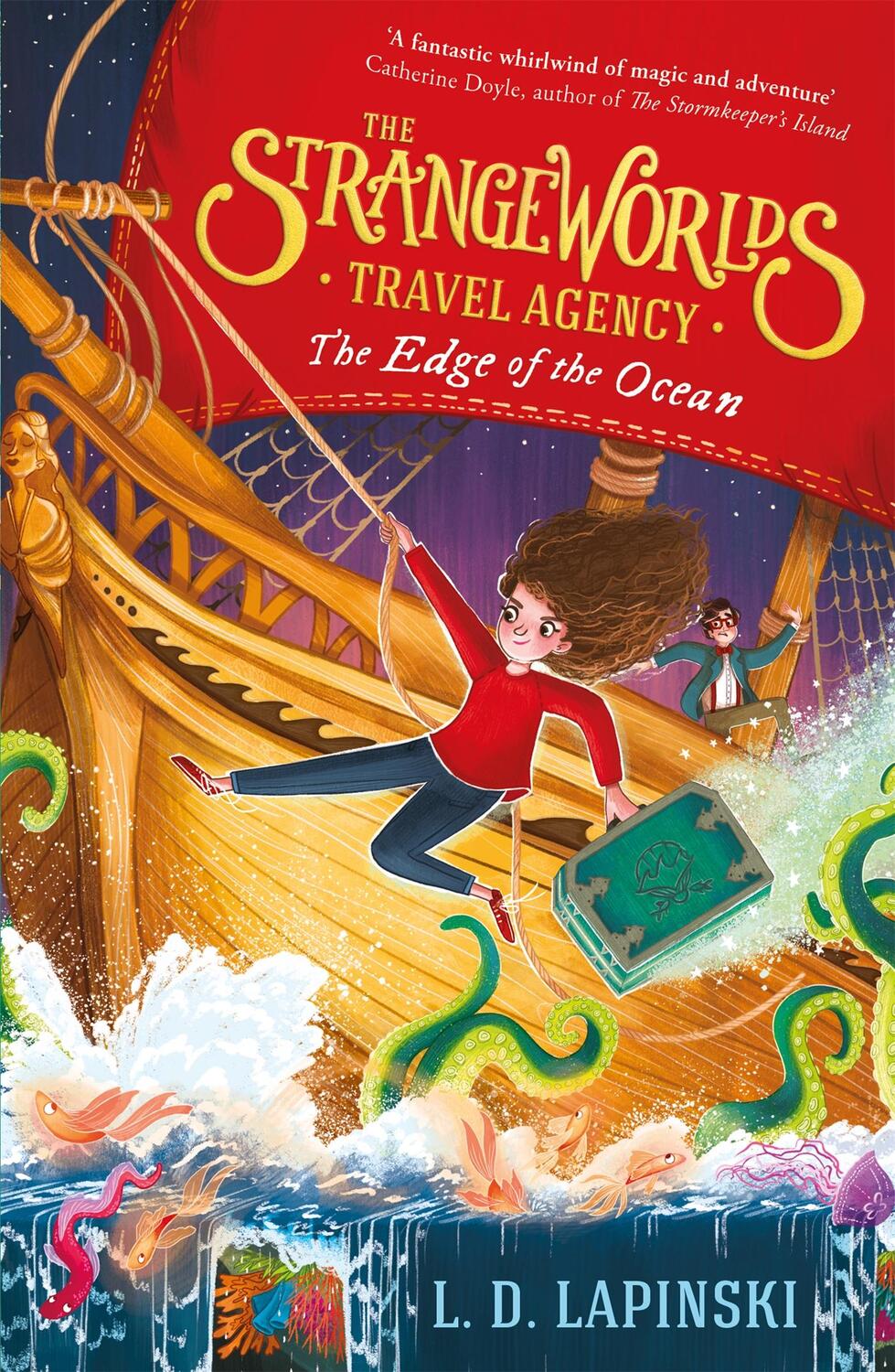 Cover: 9781510105959 | The Strangeworlds Travel Agency: The Edge of the Ocean | Book 2 | Buch