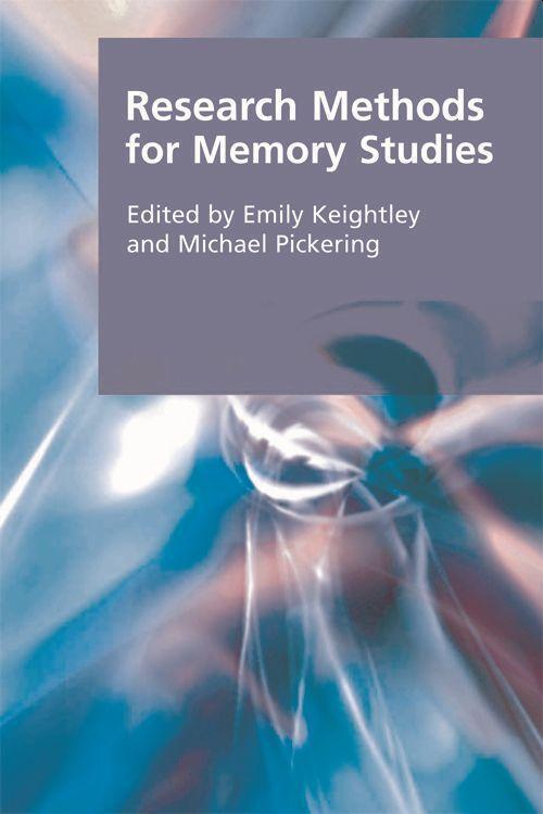 Cover: 9780748645954 | Research Methods for Memory Studies | Taschenbuch | Englisch | 2013
