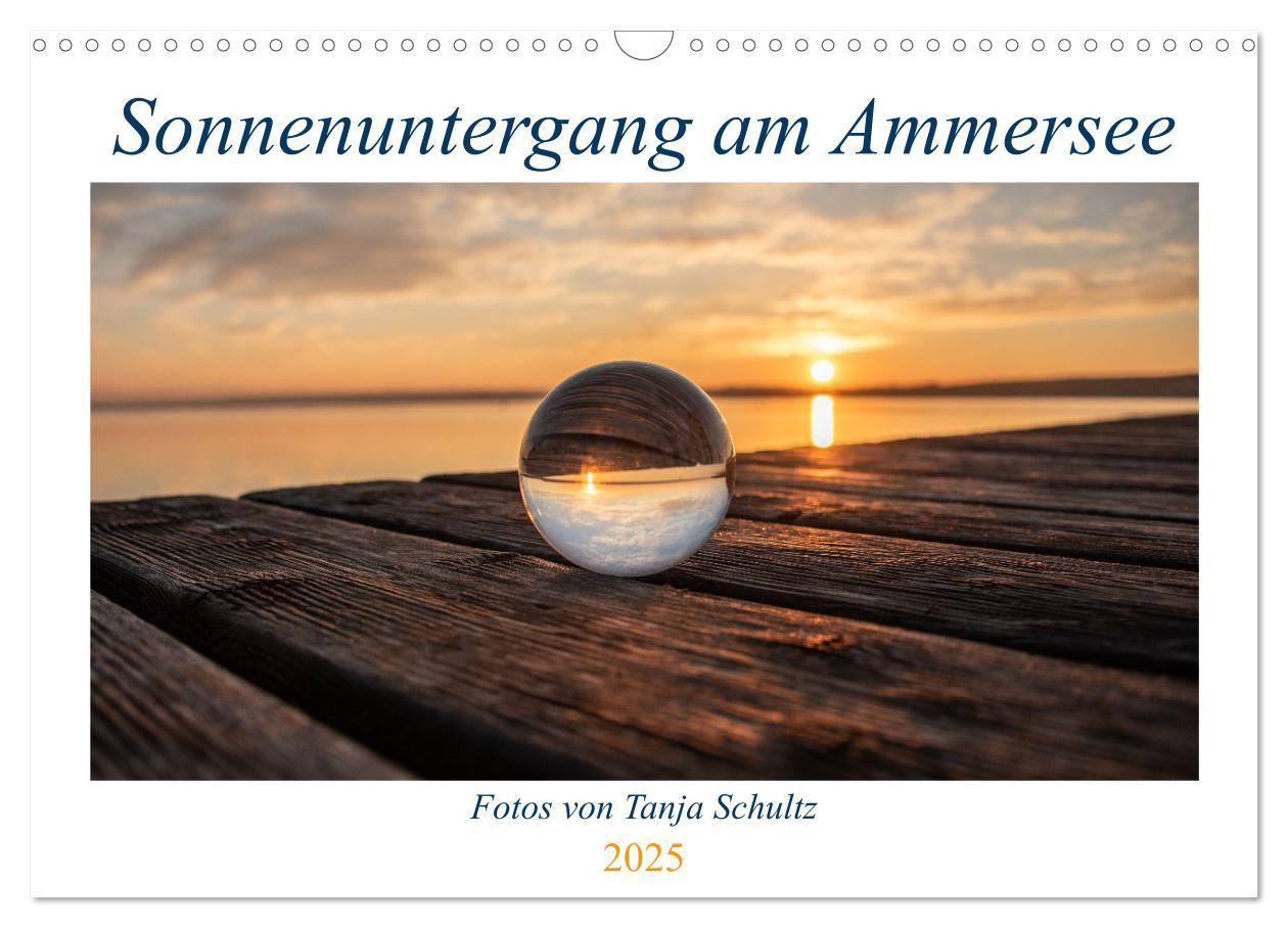 Cover: 9783435088294 | Sonnenuntergang am Ammersee (Wandkalender 2025 DIN A3 quer),...