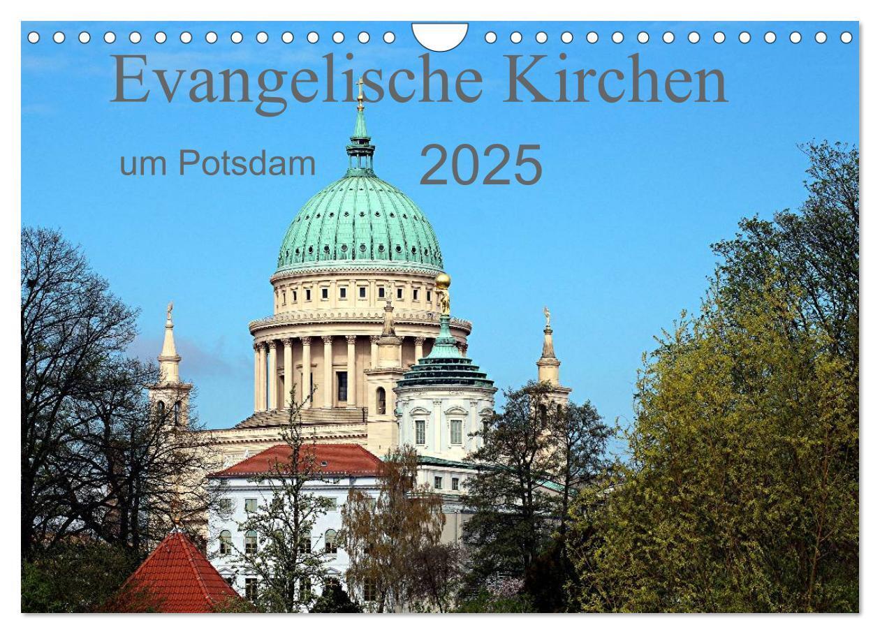 Cover: 9783435784332 | Evangelische Kirchen um Potsdam 2025 (Wandkalender 2025 DIN A4...