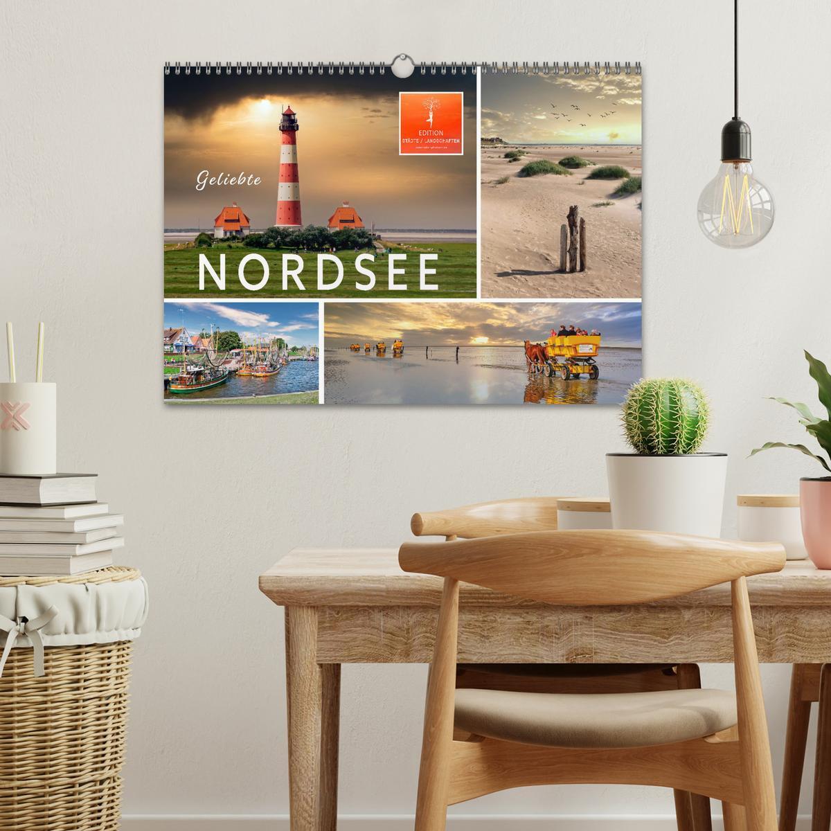 Bild: 9783435070145 | Geliebte Nordsee (Wandkalender 2025 DIN A3 quer), CALVENDO...