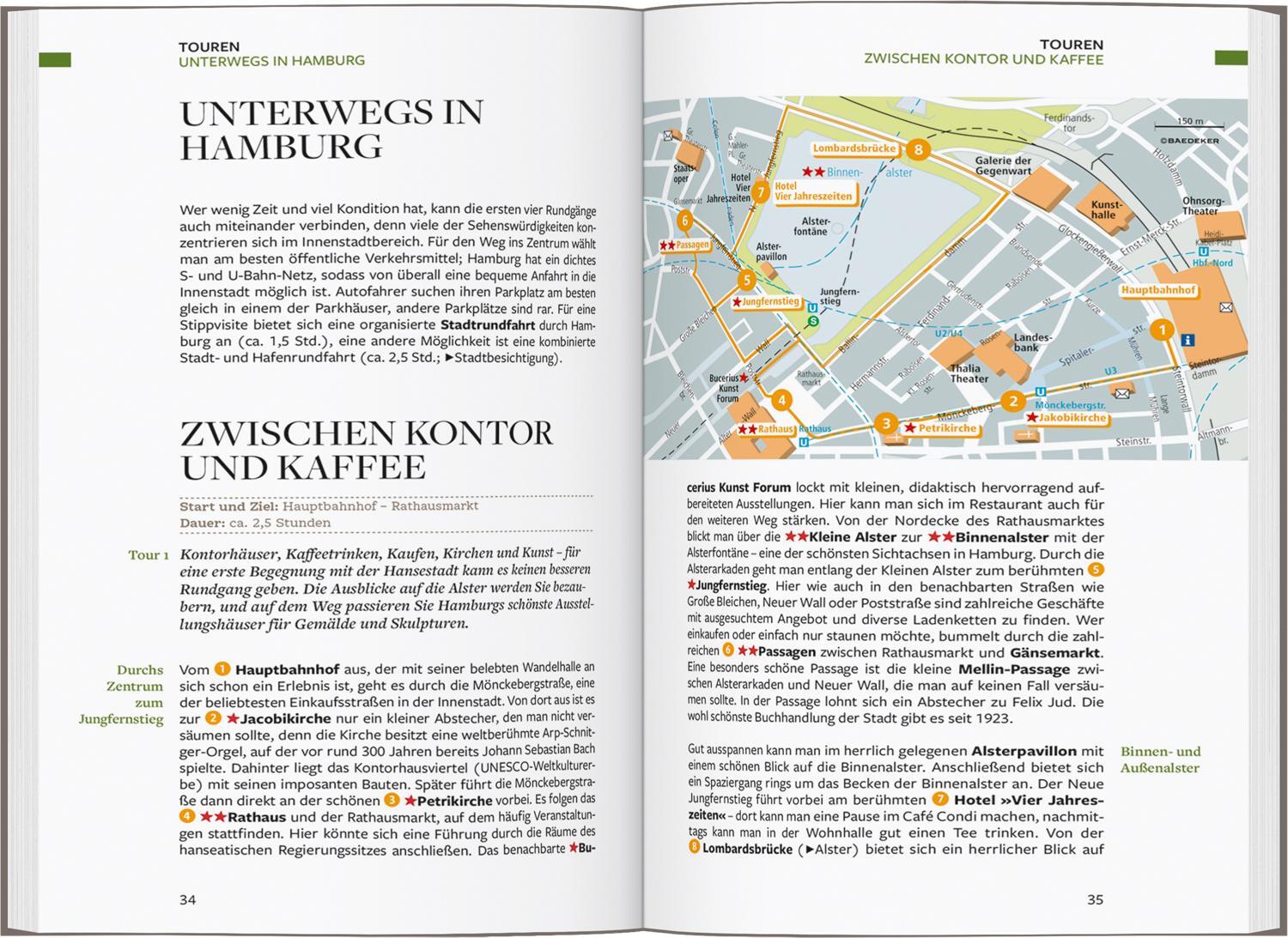 Bild: 9783575001115 | Baedeker Reiseführer Hamburg | mit praktischer Karte EASY ZIP | Buch