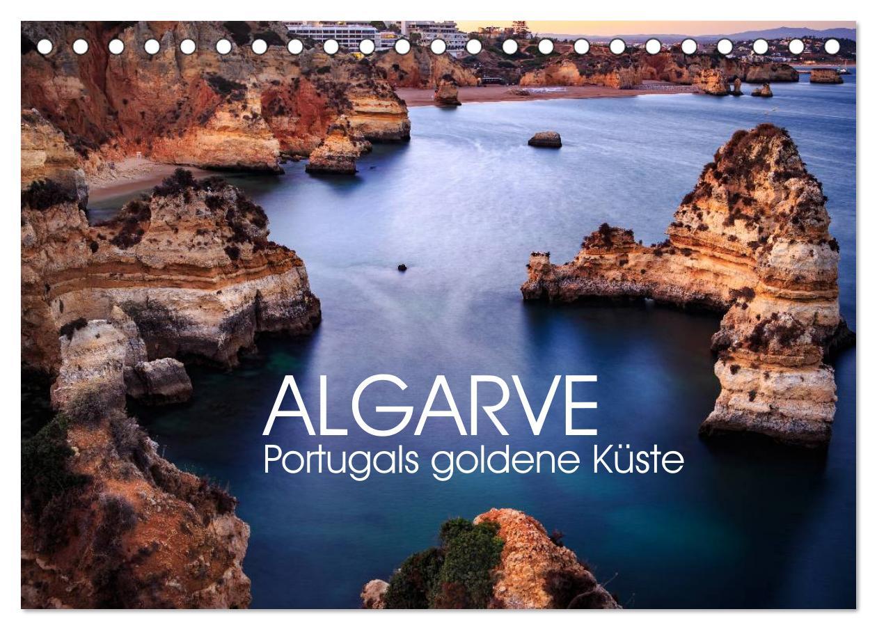 Cover: 9783435477357 | Algarve - Portugals goldene Küste (Tischkalender 2025 DIN A5 quer),...