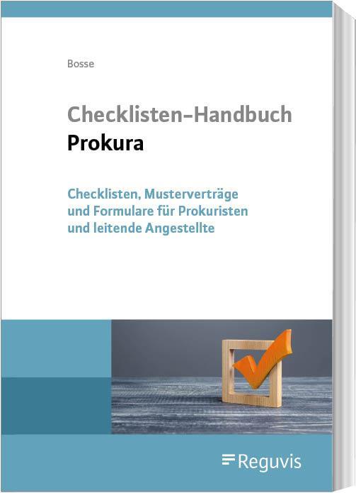 Cover: 9783846214527 | Checklisten-Handbuch Prokura | Christian Bosse | Taschenbuch | 200 S.