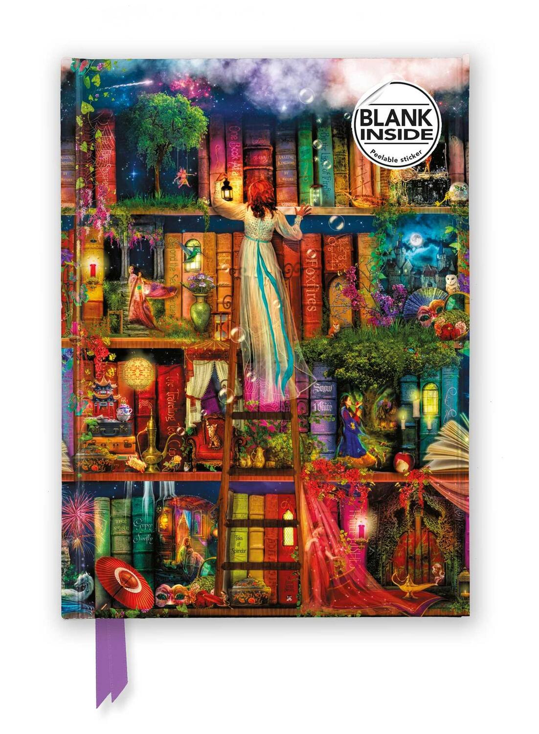Cover: 9781804175248 | Aimee Stewart: Treasure Hunt Bookshelves (Foiled Blank Journal) | Buch