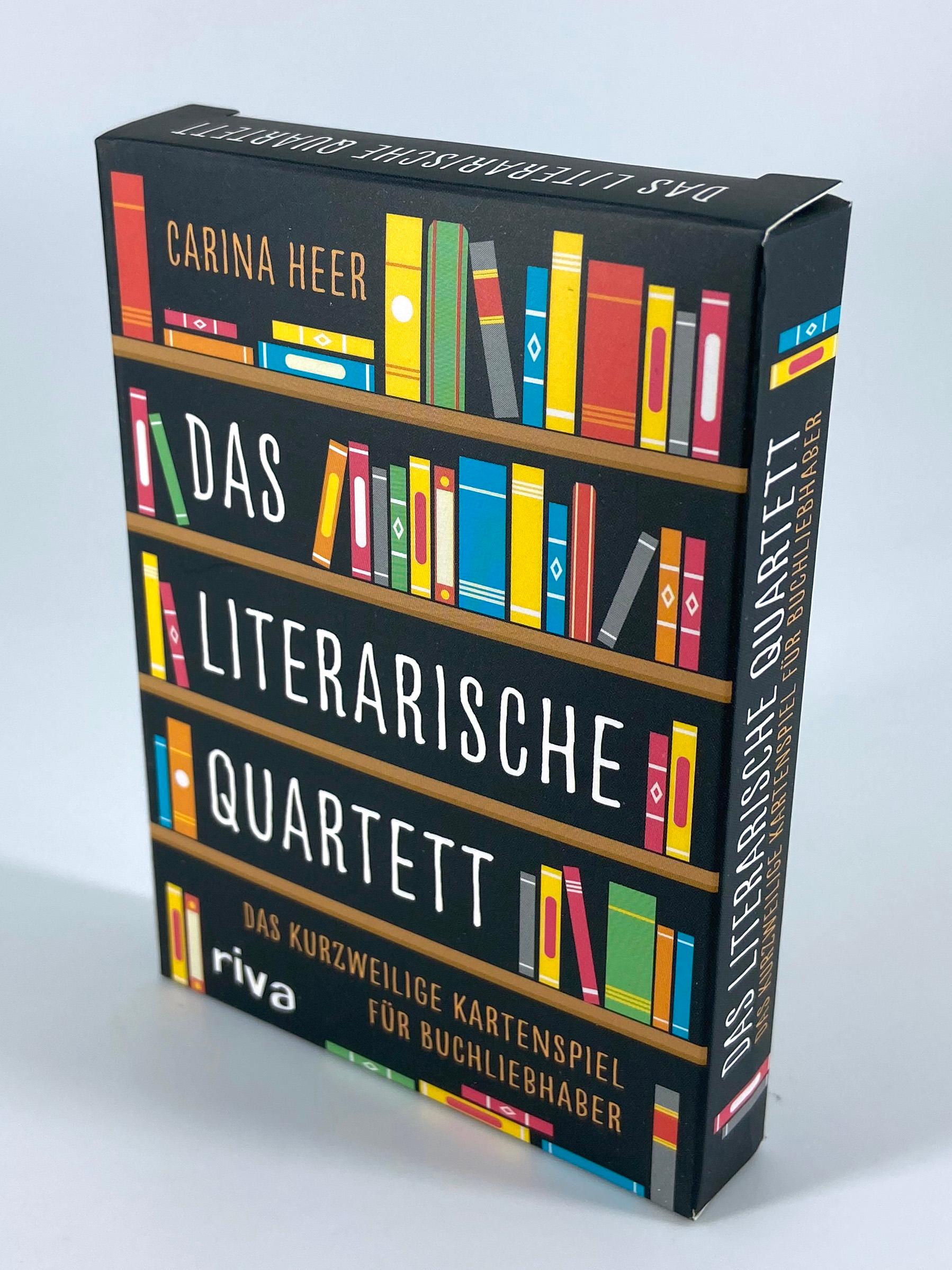 Bild: 9783742312662 | Das literarische Quartett | Carina Heer | Spiel | Schachtel | 33 S.