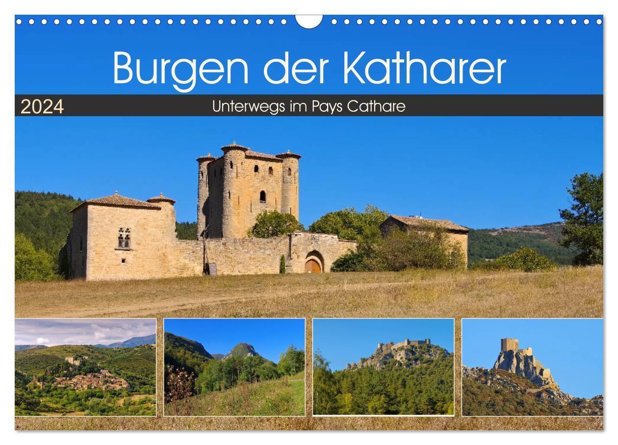Cover: 9783675691315 | Burgen der Katharer - Unterwegs im Pays Cathare (Wandkalender 2024...
