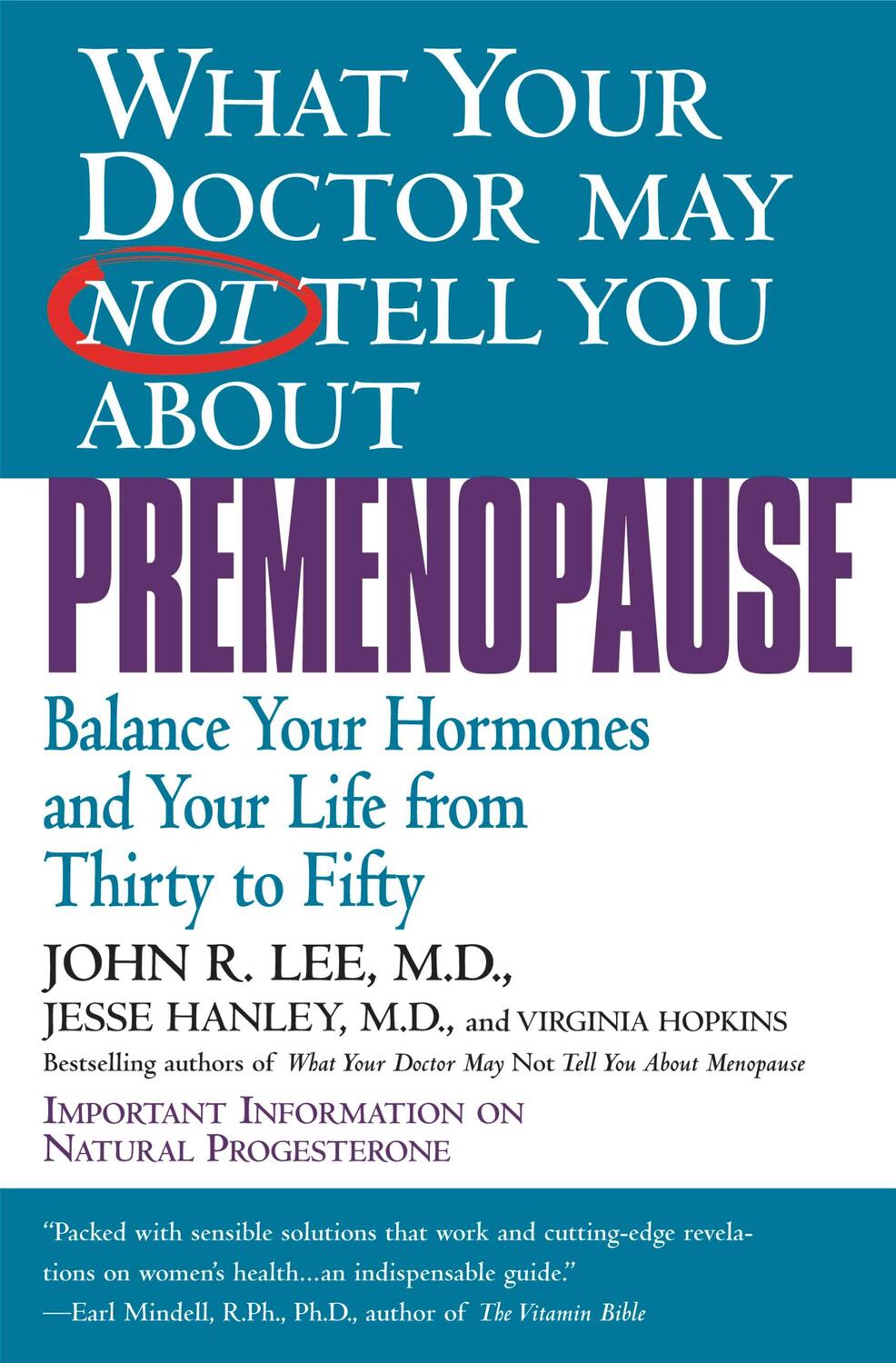 Cover: 9780446673808 | What Your Doctor May Not Tell You about Premenopause | Lee (u. a.)