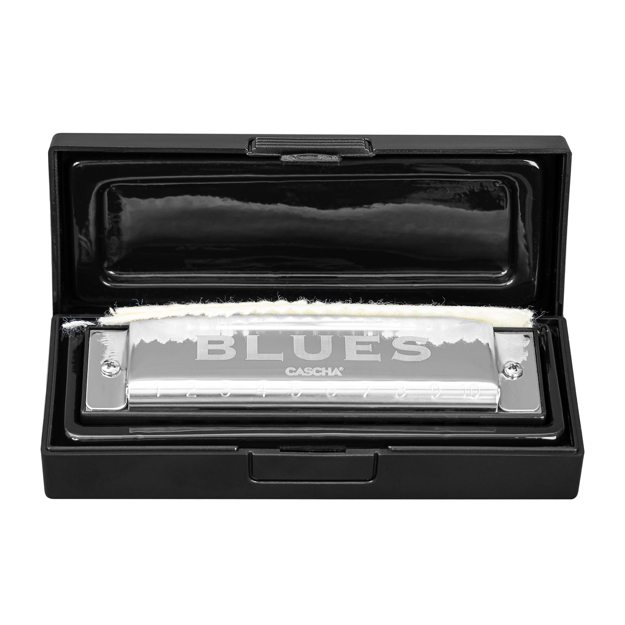 Bild: 4026929918963 | Blues Harmonica in C (incl. case and cleaning cloth) | Deutsch | 2024